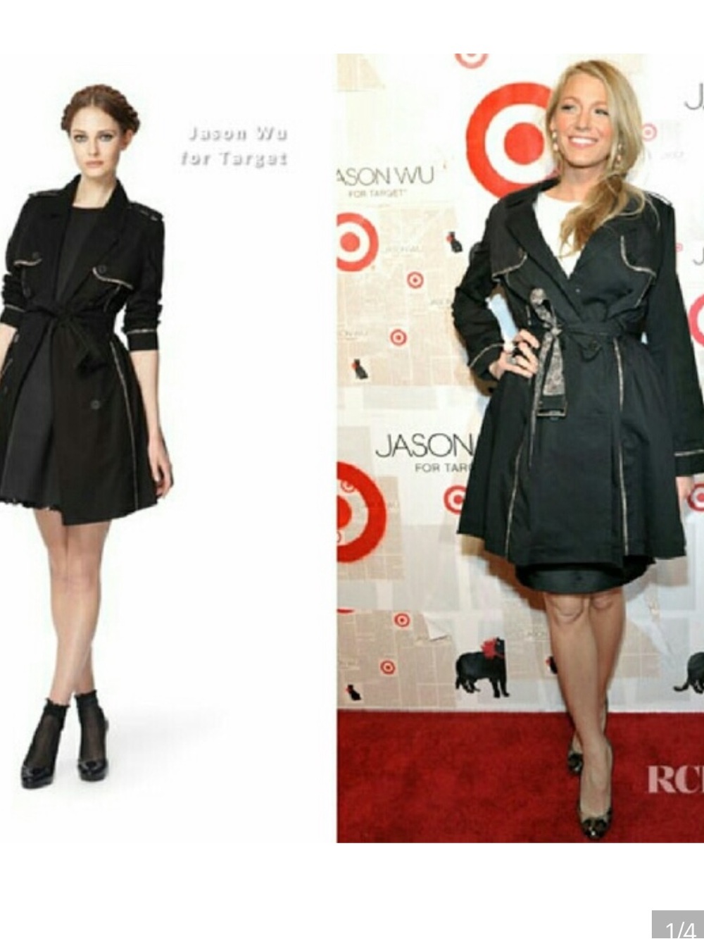 Jason Wu for Target trench coat XL